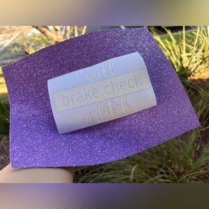 Break check car decals ready for sale